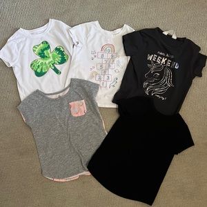 Girls 4/5T t shirt bundle